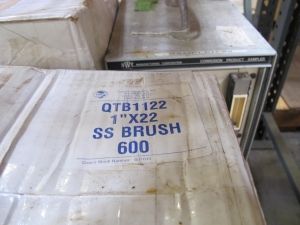 LOT TO INCLUDE: MISC. PHILIPS FLUORESCENT LIGHTING FIXTURES, BULBS, 1 GALLON PAINT LIDS, PANDUIT ZIP-TIES, SS BRUSHES, NWT CORROSION SAMPLER. LOADING & HANDLING FEE $15-4226